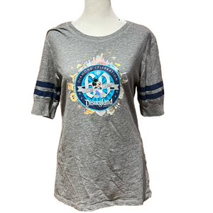 Disneyland Resort 60th Anniversary “Diamond Celebration” ringer tee. Medium